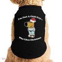 I Am Just A Chill Guy Who Likes Christmas Chillguy Funny Doggie Tank thumb 0