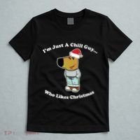 I Am Just A Chill Guy Who Likes Christmas Chillguy Funny T-Shirt thumb 5