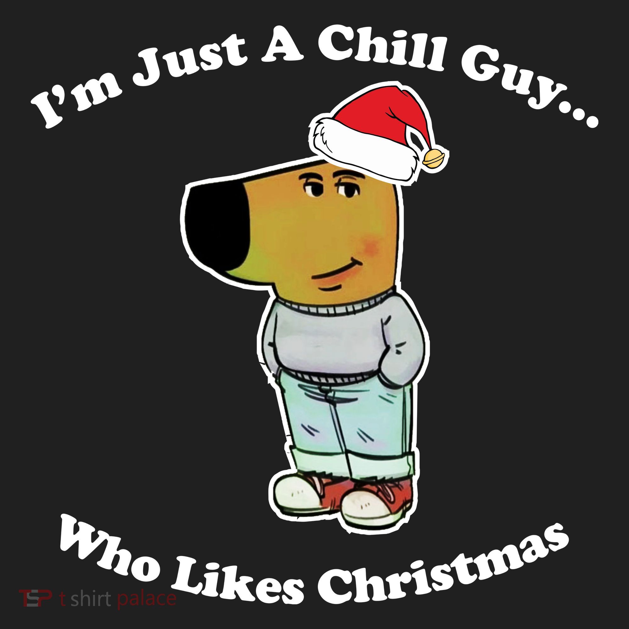 I Am Just A Chill Guy Who Likes Christmas Chillguy Funny Beanie