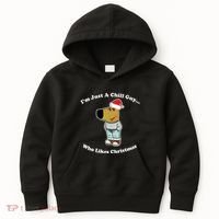 I Am Just A Chill Guy Who Likes Christmas Chillguy Funny Kids Hoodie thumb 0