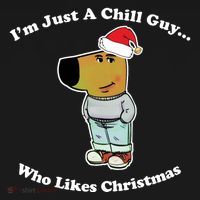 I Am Just A Chill Guy Who Likes Christmas Chillguy Funny Kids Long Sleeve Shirt thumb 2