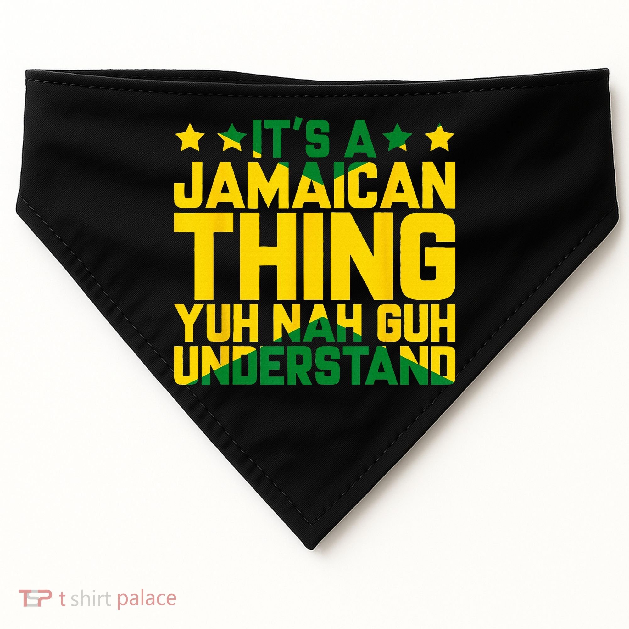 Its A Jamaican Thing Yuh Nah Guh Understand Jamaica USA-Made Doggie Bandana