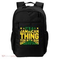 Its A Jamaican Thing Yuh Nah Guh Understand Jamaica Backpack thumb 0