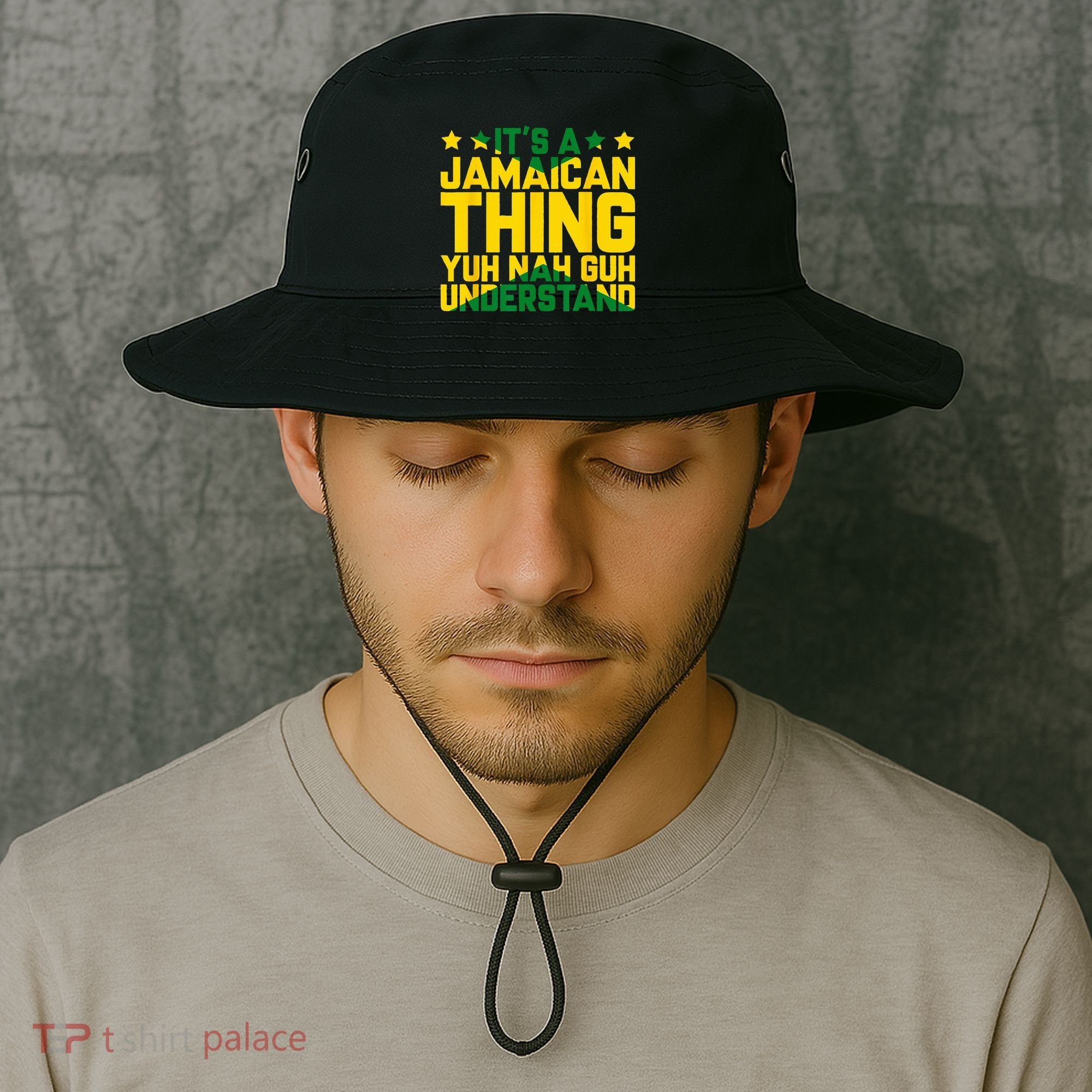 Its A Jamaican Thing Yuh Nah Guh Understand Jamaica Bucket Hat