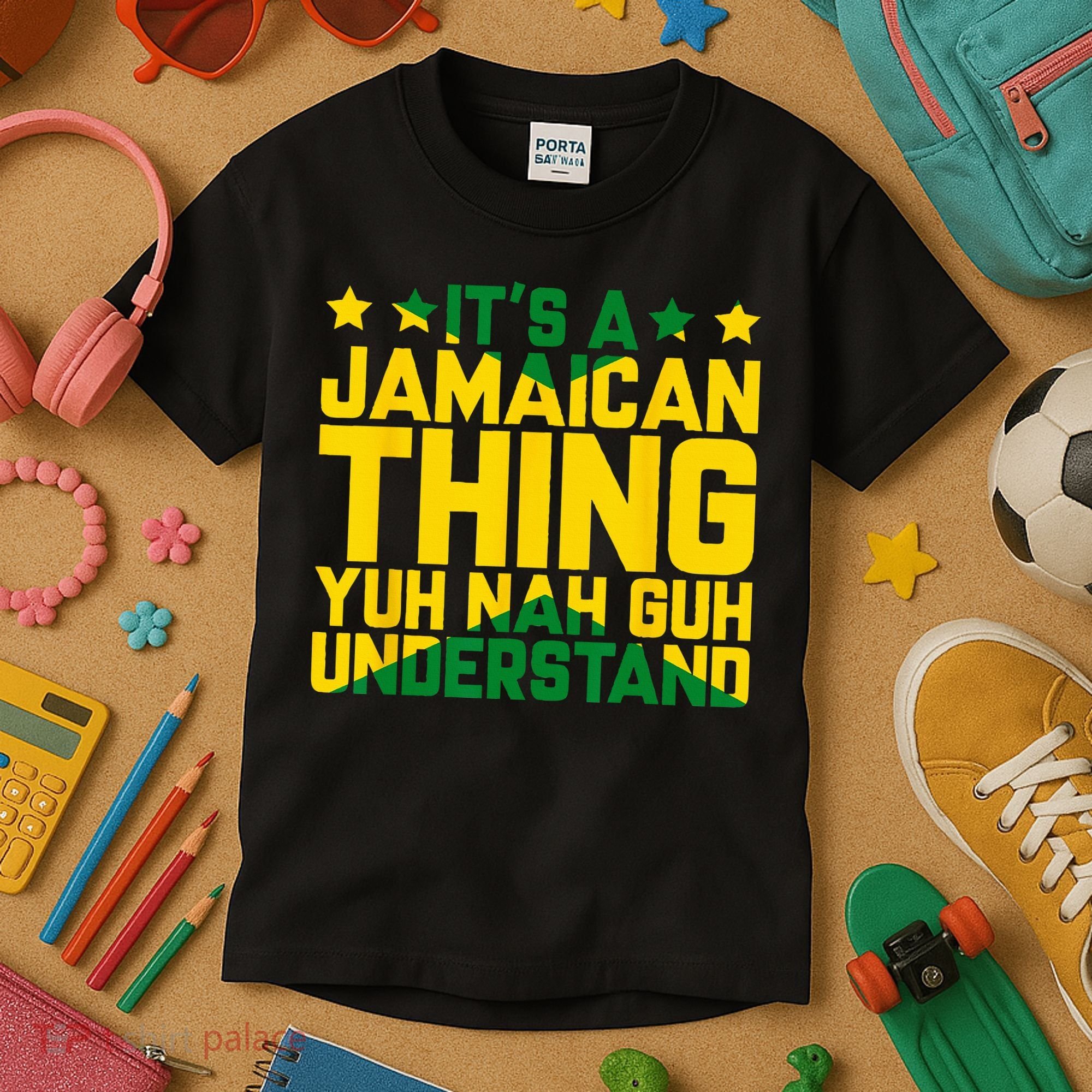 Its A Jamaican Thing Yuh Nah Guh Understand Jamaica Kids T-Shirt