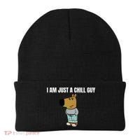 I Am Just A Chill Guy Funny Beanie thumb 0