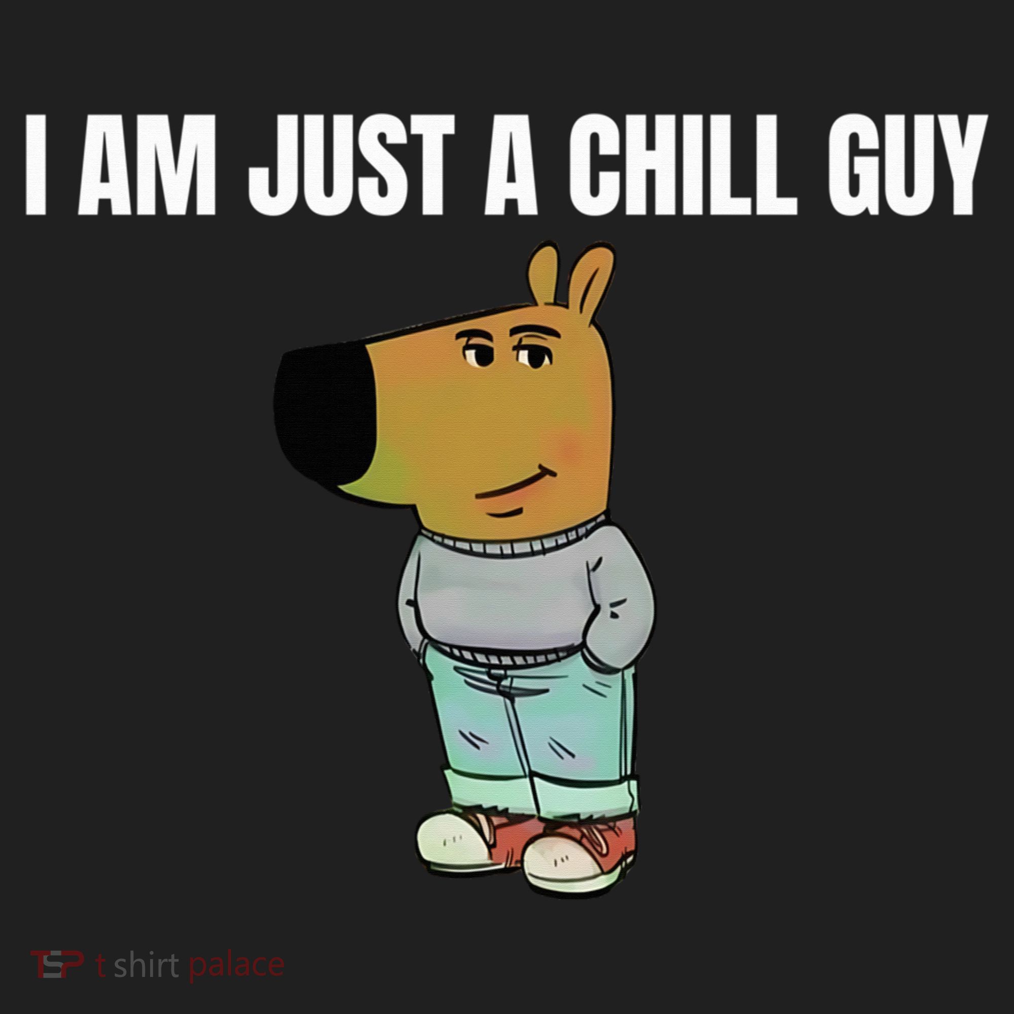 I Am Just A Chill Guy Funny Golf Towel