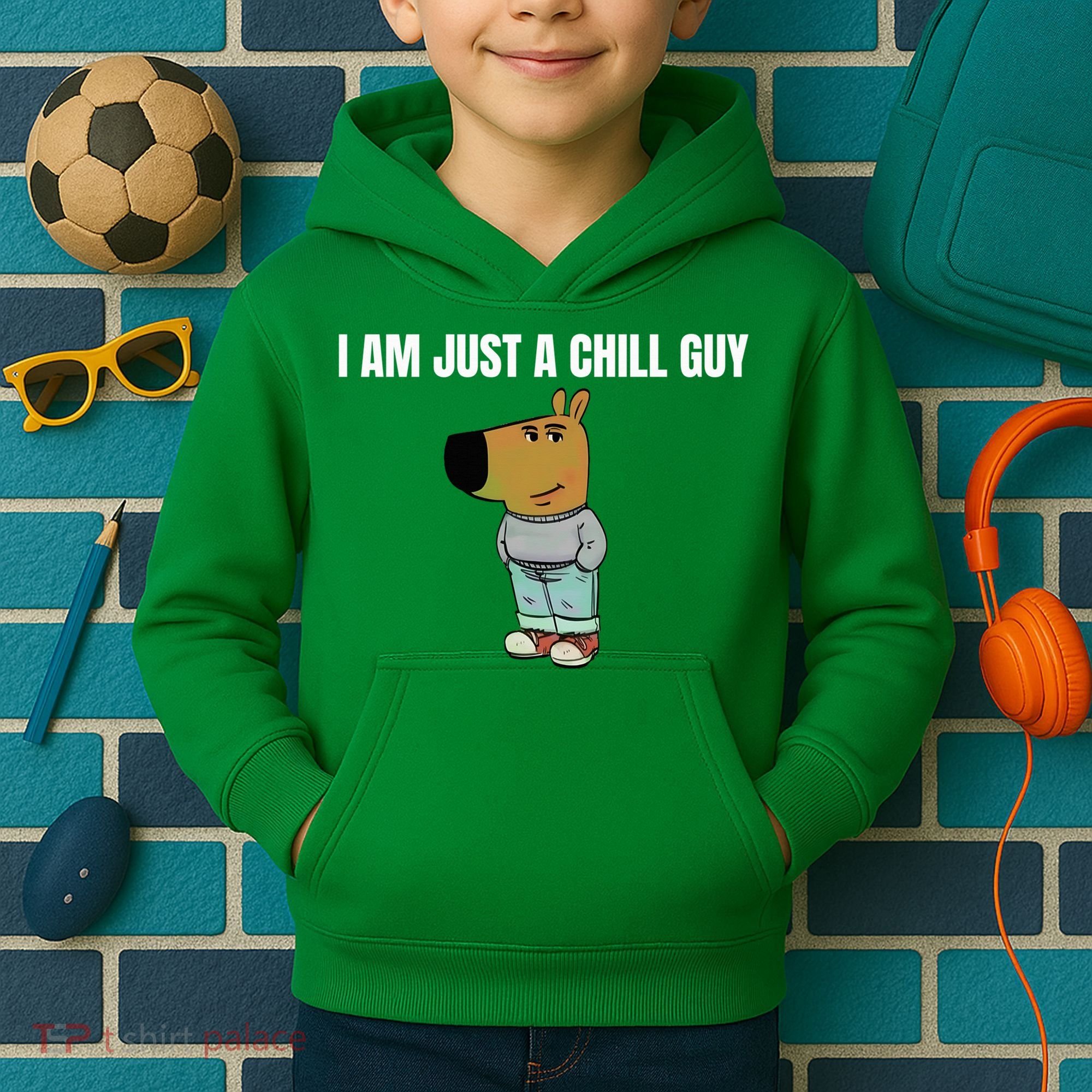 I Am Just A Chill Guy Funny Kids Hoodie