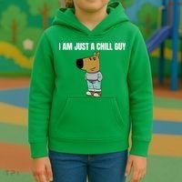 I Am Just A Chill Guy Funny Kids Hoodie thumb 3