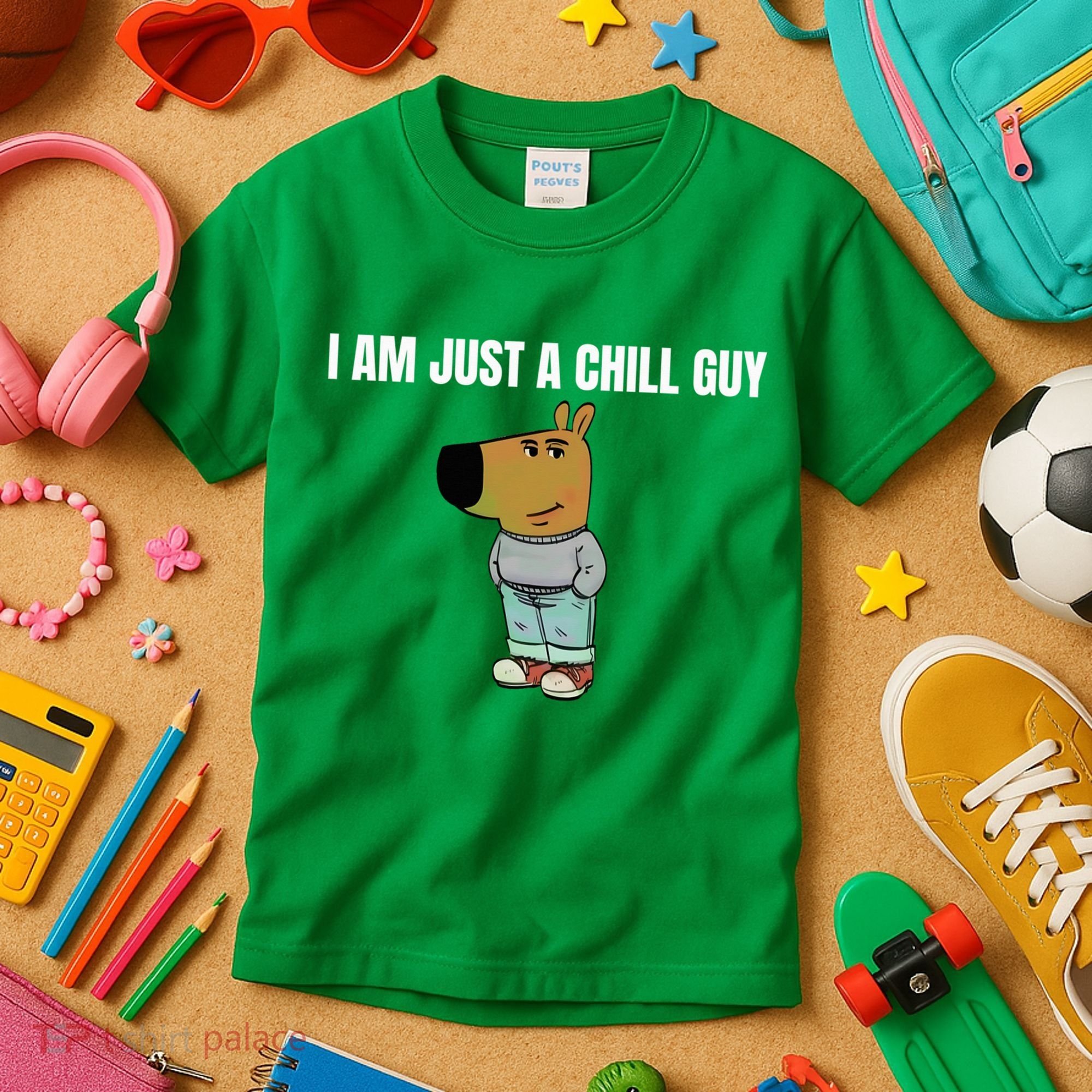 I Am Just A Chill Guy Funny Kids T-Shirt