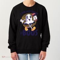 I Am Just Here For The Boos Ghost Women's Sweatshirt thumb 0