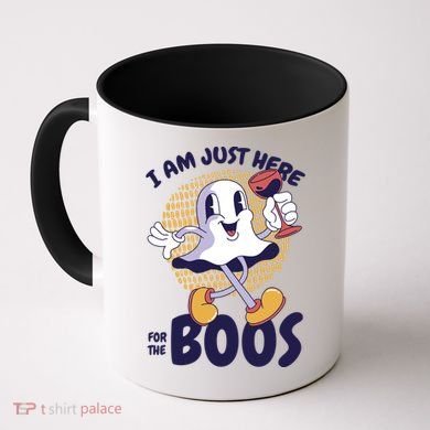 I Am Just Here For The Boos Ghost Coffee Mug