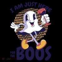 I Am Just Here For The Boos Ghost Coffee Mug thumb 5