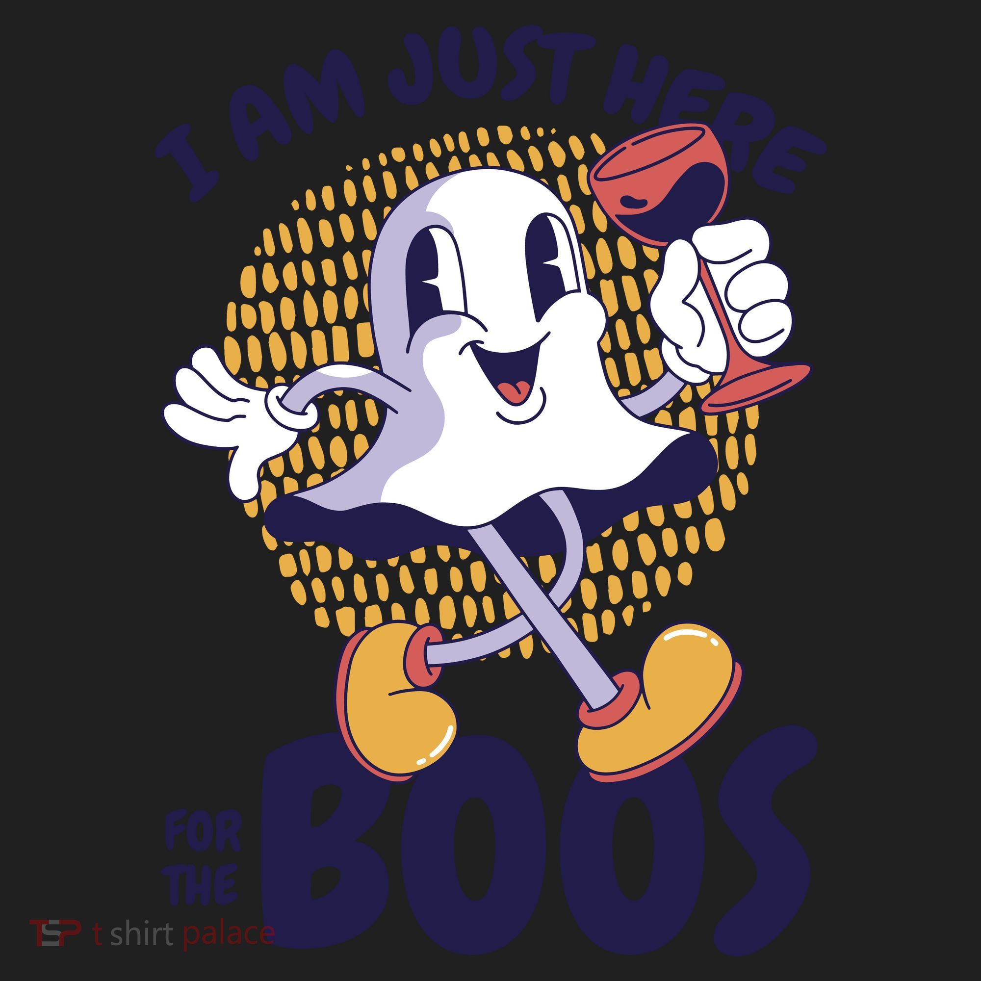 I Am Just Here For The Boos Ghost Beanie