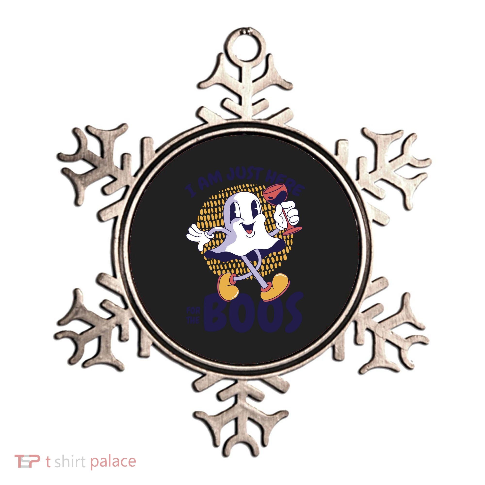 I Am Just Here For The Boos Ghost Ornament