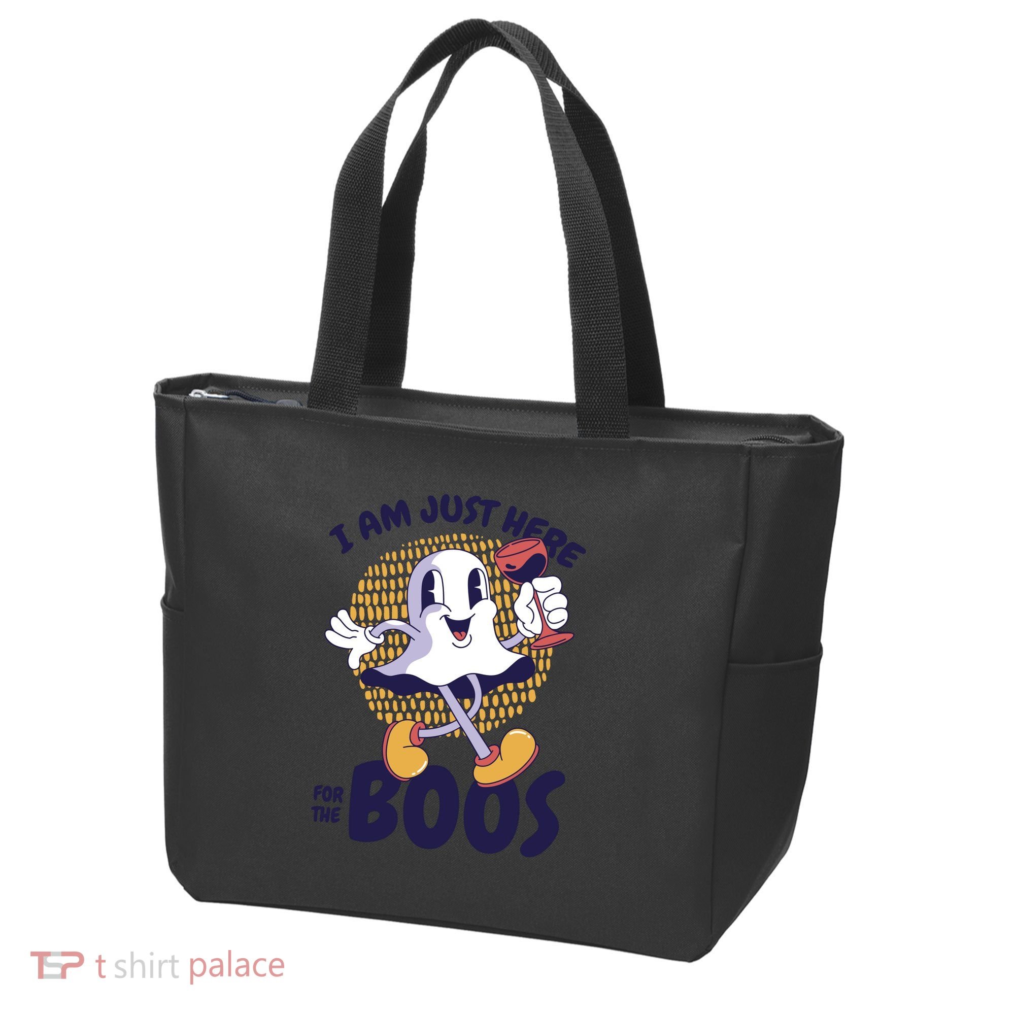I Am Just Here For The Boos Ghost Tote Bag