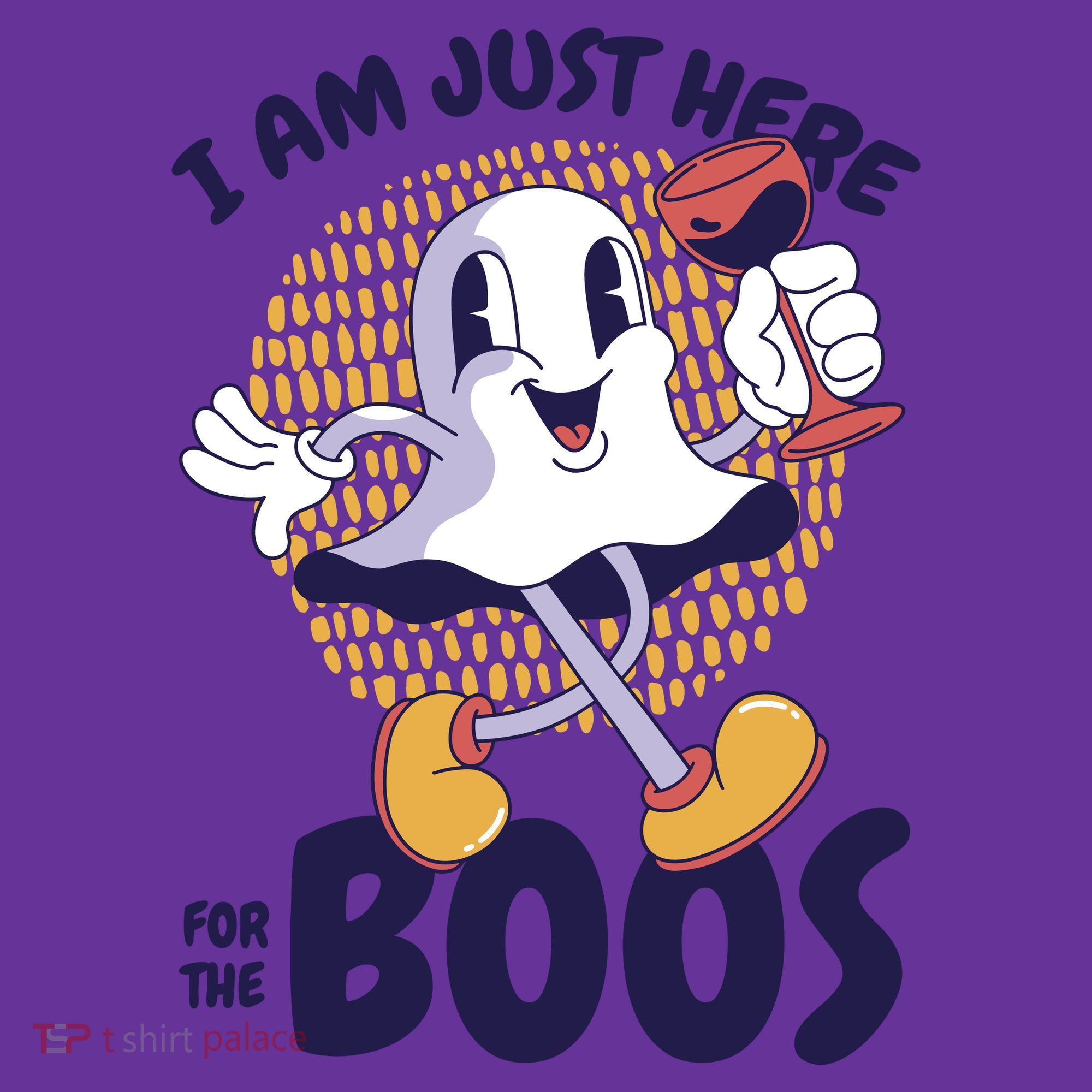 I Am Just Here For The Boos Ghost Toddler Hoodie