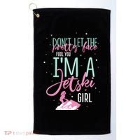IM A Jet Ski Funny Saying Racing Gift Golf Towel thumb 0