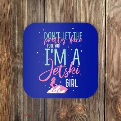 IM A Jet Ski Funny Saying Racing Gift Coaster