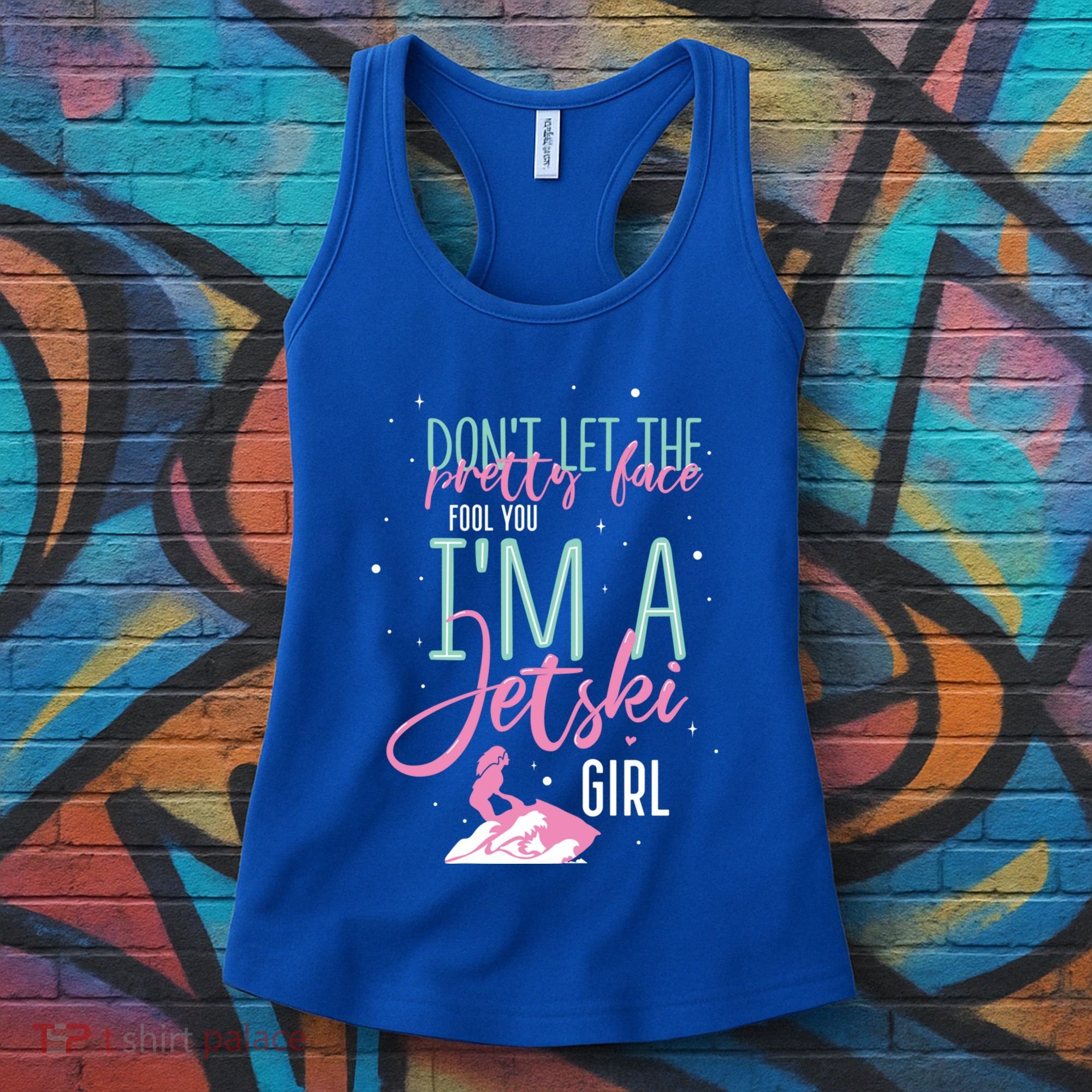 IM A Jet Ski Funny Saying Racing Gift Women's Tank Top