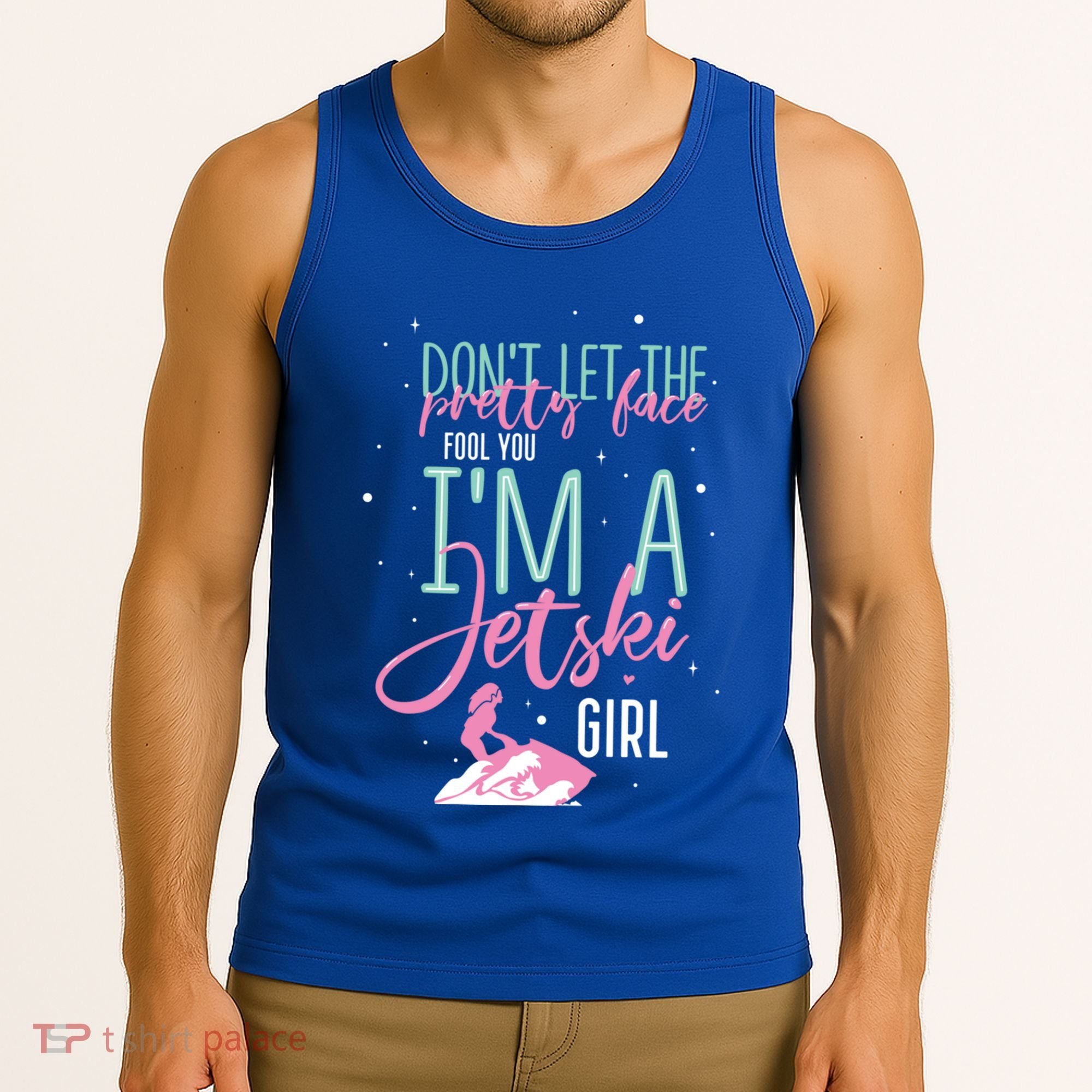 IM A Jet Ski Funny Saying Racing Gift Tank Top