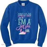 IM A Jet Ski Funny Saying Racing Gift Kids Sweatshirt thumb 0
