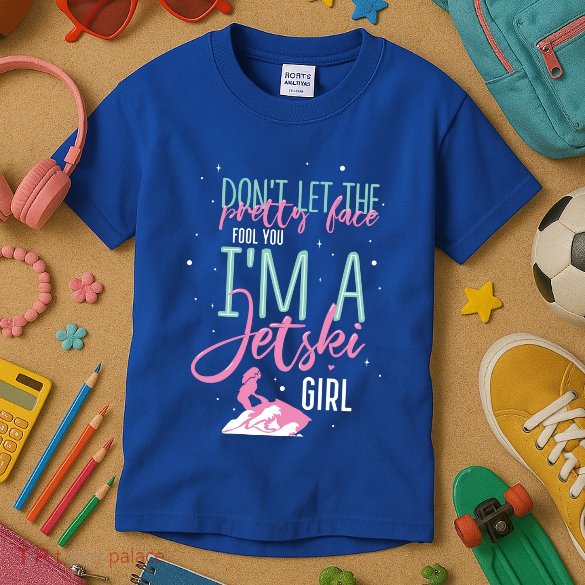 IM A Jet Ski Funny Saying Racing Gift Kids T-Shirt
