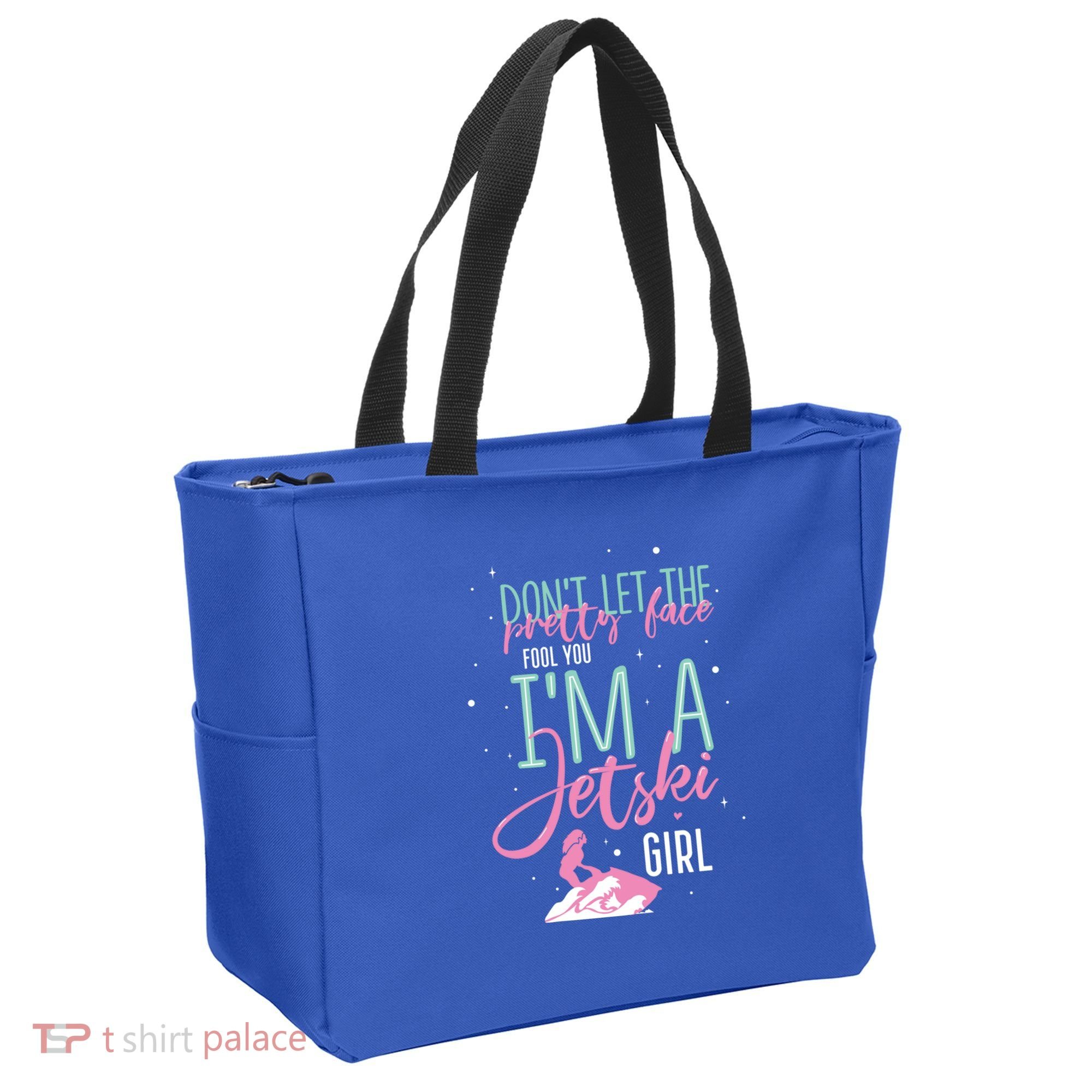 IM A Jet Ski Funny Saying Racing Gift Tote Bag