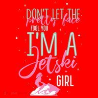 IM A Jet Ski Funny Saying Racing Gift Santa Hat thumb 1