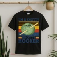 IM A Knotty Knotty Hooker Crochet And Knitting Vintage T-Shirt thumb 2