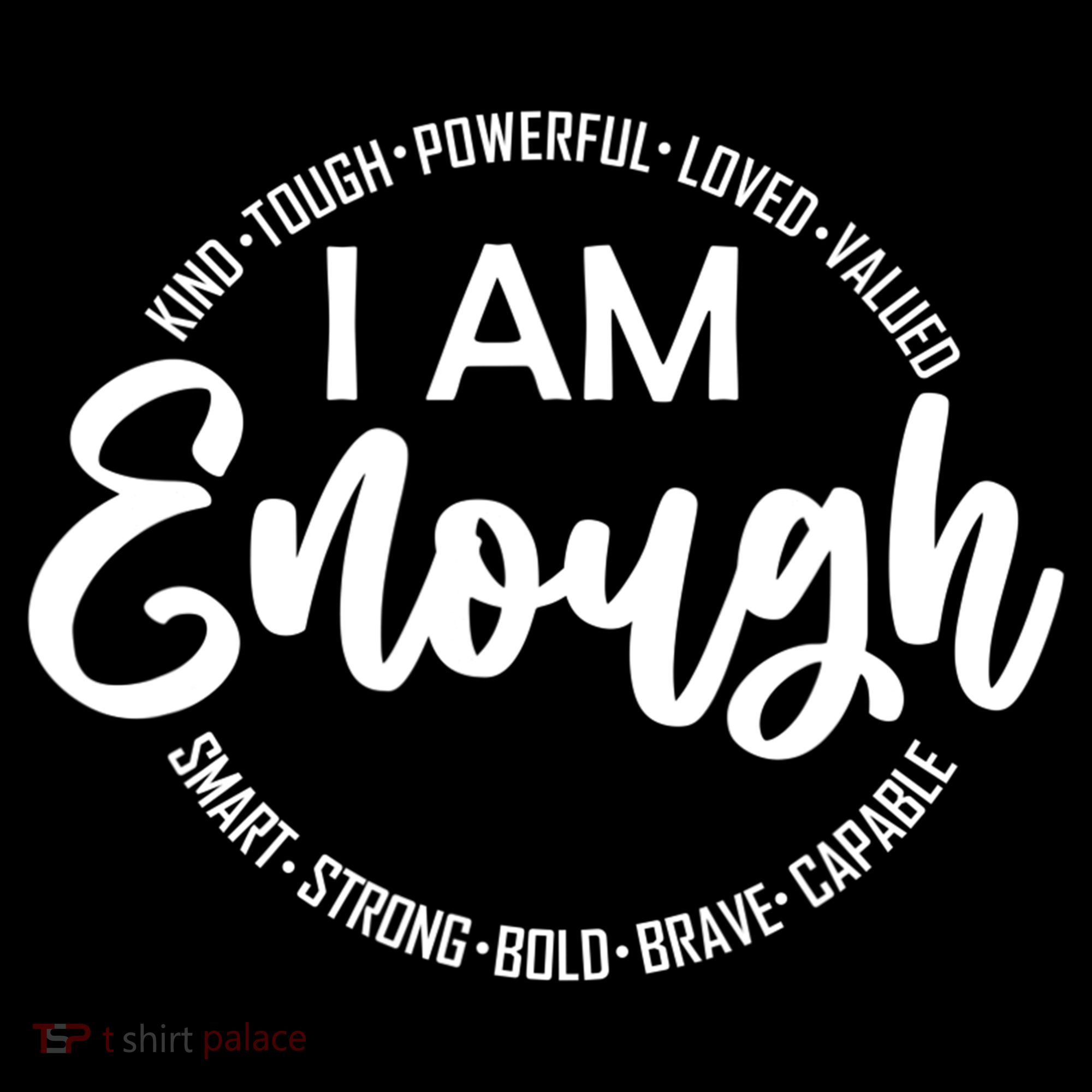 I Am Kind Enough Loved Inspirational Motivational Women's Hoodie