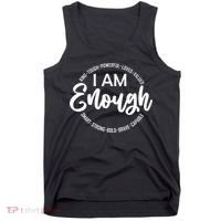 I Am Kind Enough Loved Inspirational Motivational Tank Top thumb 0