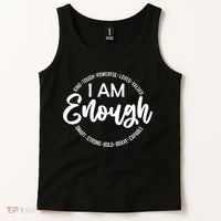I Am Kind Enough Loved Inspirational Motivational Tank Top thumb 2