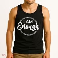 I Am Kind Enough Loved Inspirational Motivational Tank Top thumb 3
