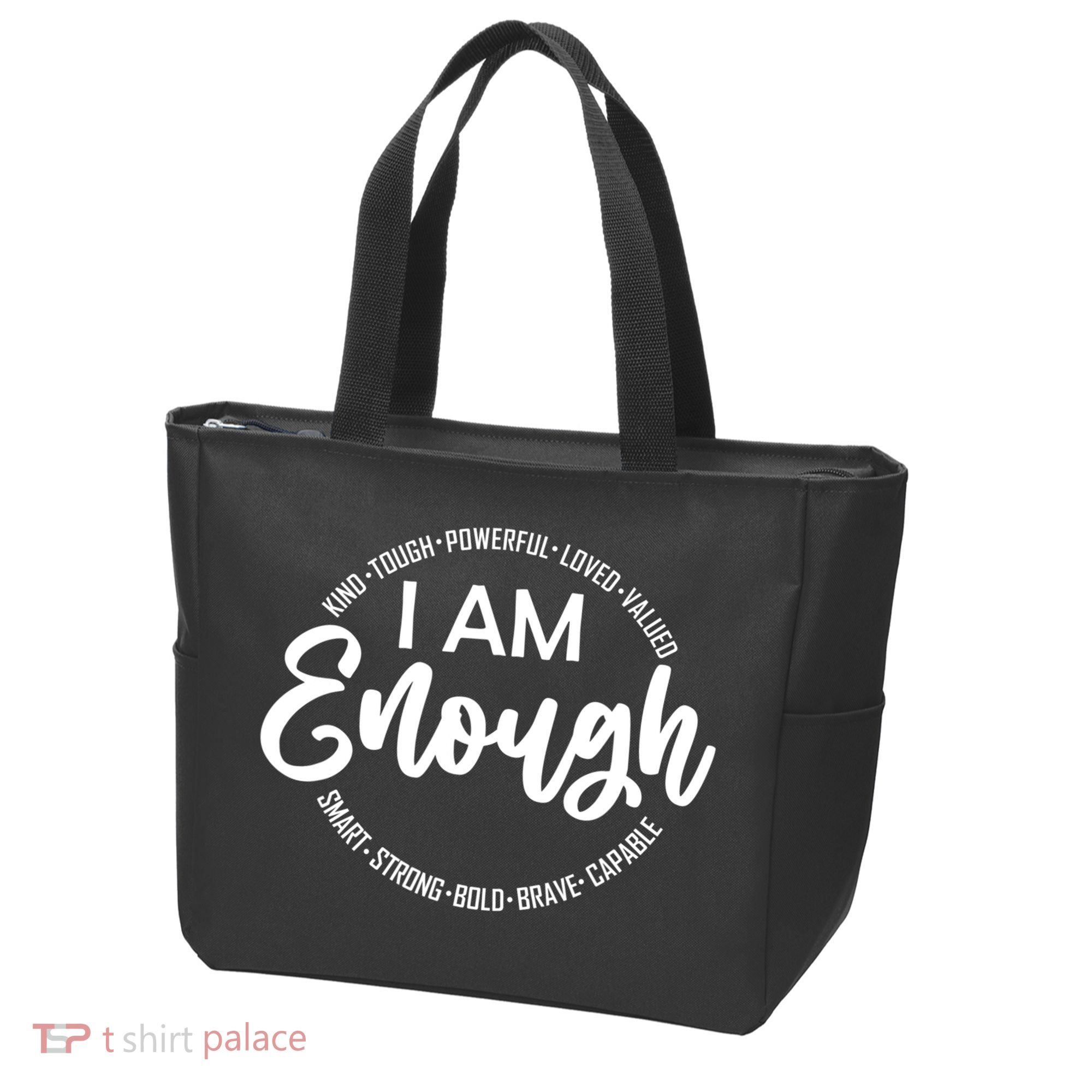 I Am Kind Enough Loved Inspirational Motivational Tote Bag