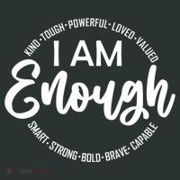 I Am Kind Enough Loved Inspirational Motivational Infant Baby Jersey Bodysuit thumb 2