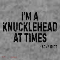I’M A Knucklehead At Times Toddler Hoodie thumb 2