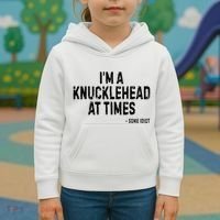 I’M A Knucklehead At Times Kids Hoodie thumb 3