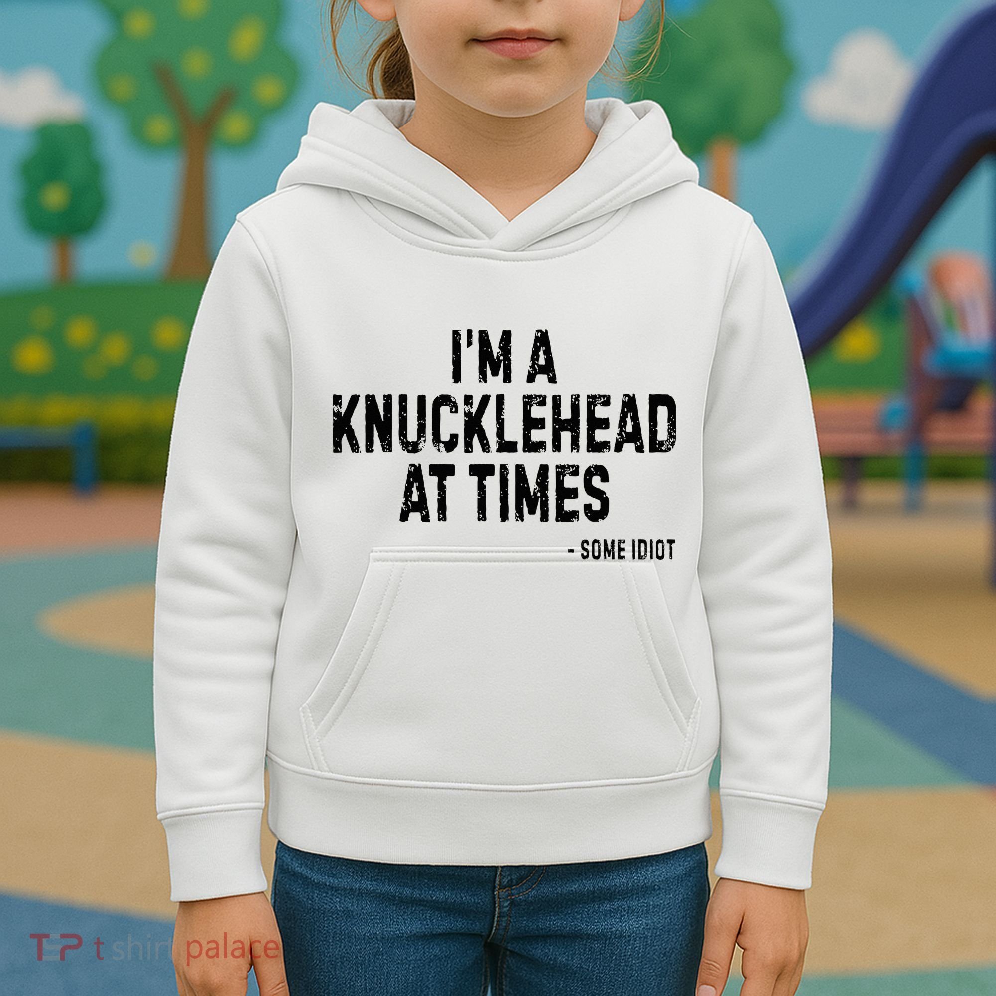 I’M A Knucklehead At Times Kids Hoodie