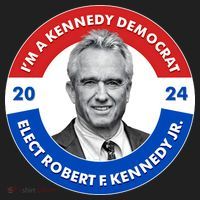 Im A Kennedy Democrat Elect Robert F Kennedy Jr For President Emblem Button Beanie thumb 2