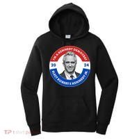 Im A Kennedy Democrat Elect Robert F Kennedy Jr For President Emblem Button Women's Hoodie thumb 0
