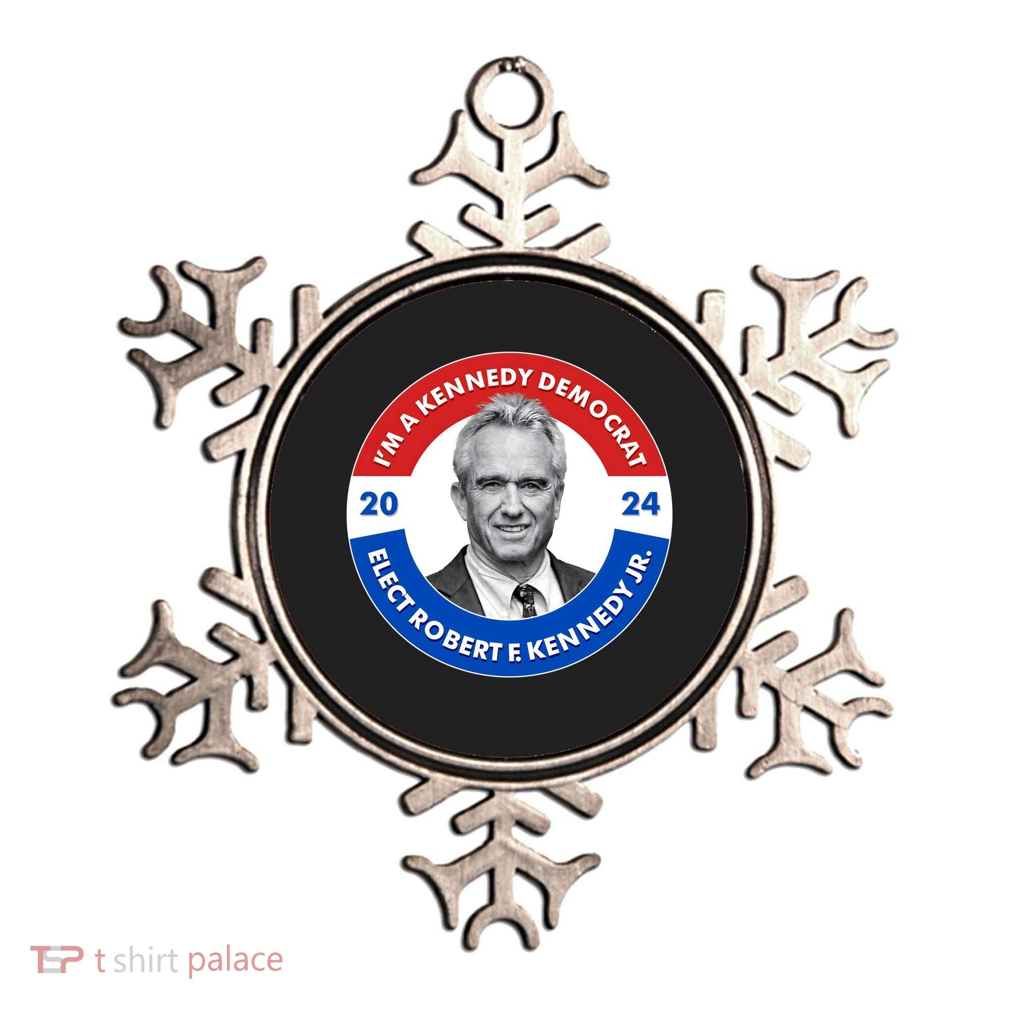 Im A Kennedy Democrat Elect Robert F Kennedy Jr For President Emblem Button Ornament
