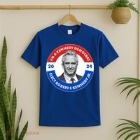Im A Kennedy Democrat Elect Robert F Kennedy Jr For President Emblem Button T-Shirt thumb 2
