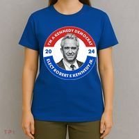 Im A Kennedy Democrat Elect Robert F Kennedy Jr For President Emblem Button T-Shirt thumb 4