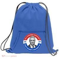 Im A Kennedy Democrat Elect Robert F Kennedy Jr For President Emblem Button Sweatshirt Cinch Pack Bag thumb 0