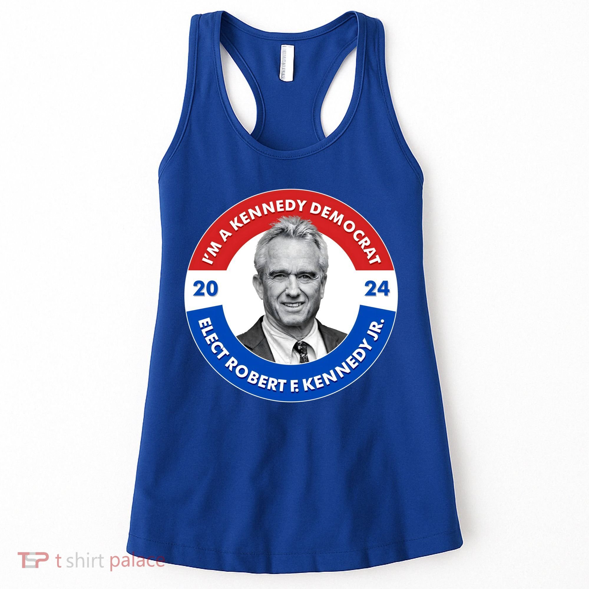 Im A Kennedy Democrat Elect Robert F Kennedy Jr For President Emblem Button Women's Tank Top