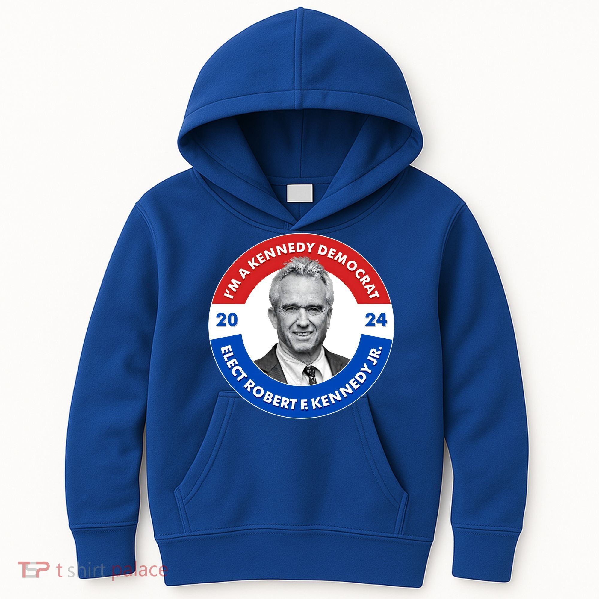 Im A Kennedy Democrat Elect Robert F Kennedy Jr For President Emblem Button Kids Hoodie