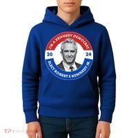 Im A Kennedy Democrat Elect Robert F Kennedy Jr For President Emblem Button Kids Hoodie thumb 4