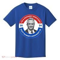 Im A Kennedy Democrat Elect Robert F Kennedy Jr For President Emblem Button Kids T-Shirt thumb 0