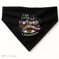 I Am Loving Awareness Ram Dass Mantra Mandala USA-Made Doggie Bandana thumb 0
